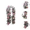 Christmas Garland Decorations Artificial Garland Home Decoration Wall Hanging Decor for Garden Backdrop Bedroom Indoor Office