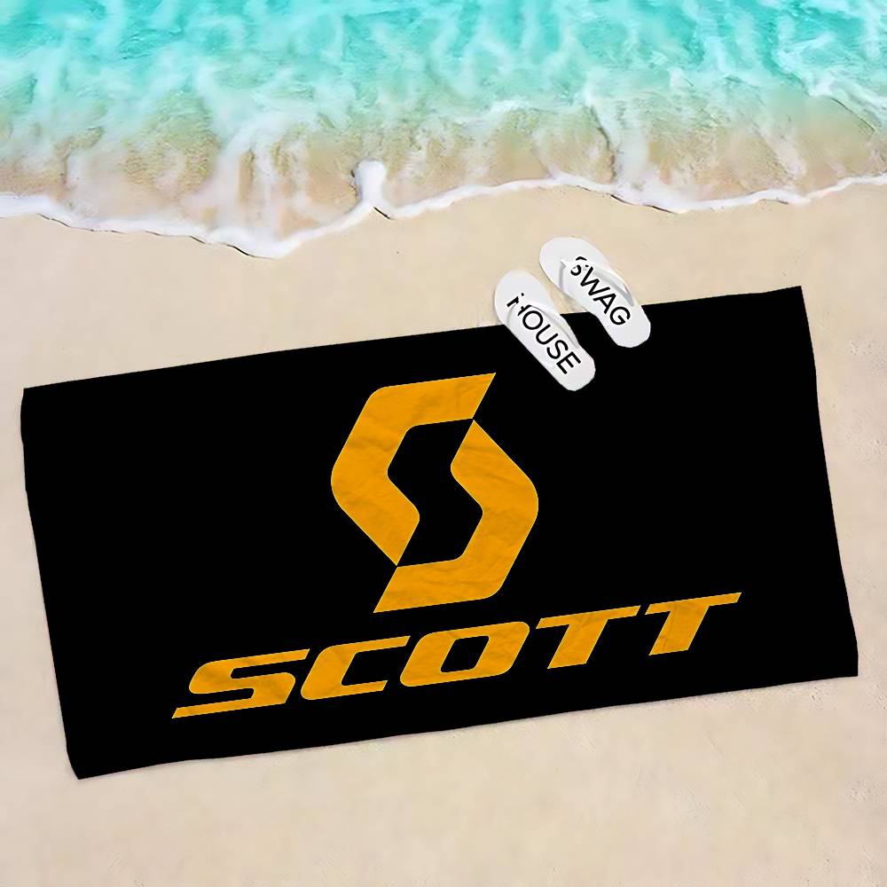 

S-Scott Bike logo Microfiber Beach Towel Absorbent Quick dry Soft Yoga Swimming Resort Mountain Climbing Towel W40*H60(CM)
