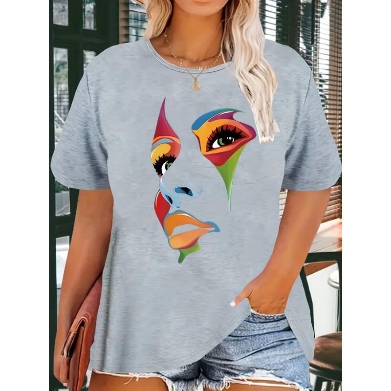 Women s short sleeved T-shirt loose version short T summer Korean version plus size women s versatile S