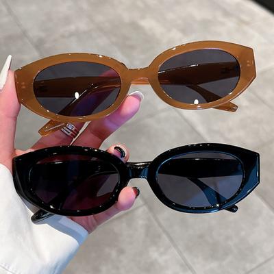 Vintage Oval Sunglasses Women Fashion Retro Female Sun Glasses New Trendy Luxury Brand Designer UV400 Lady Shades Eyewear Lentes
