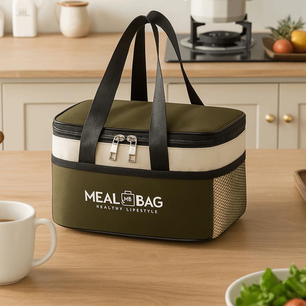 Portable Heat Preservation Bag Wear-resistant Insulated Food Bag Picnic Tote Picnic Bag  Daily Use