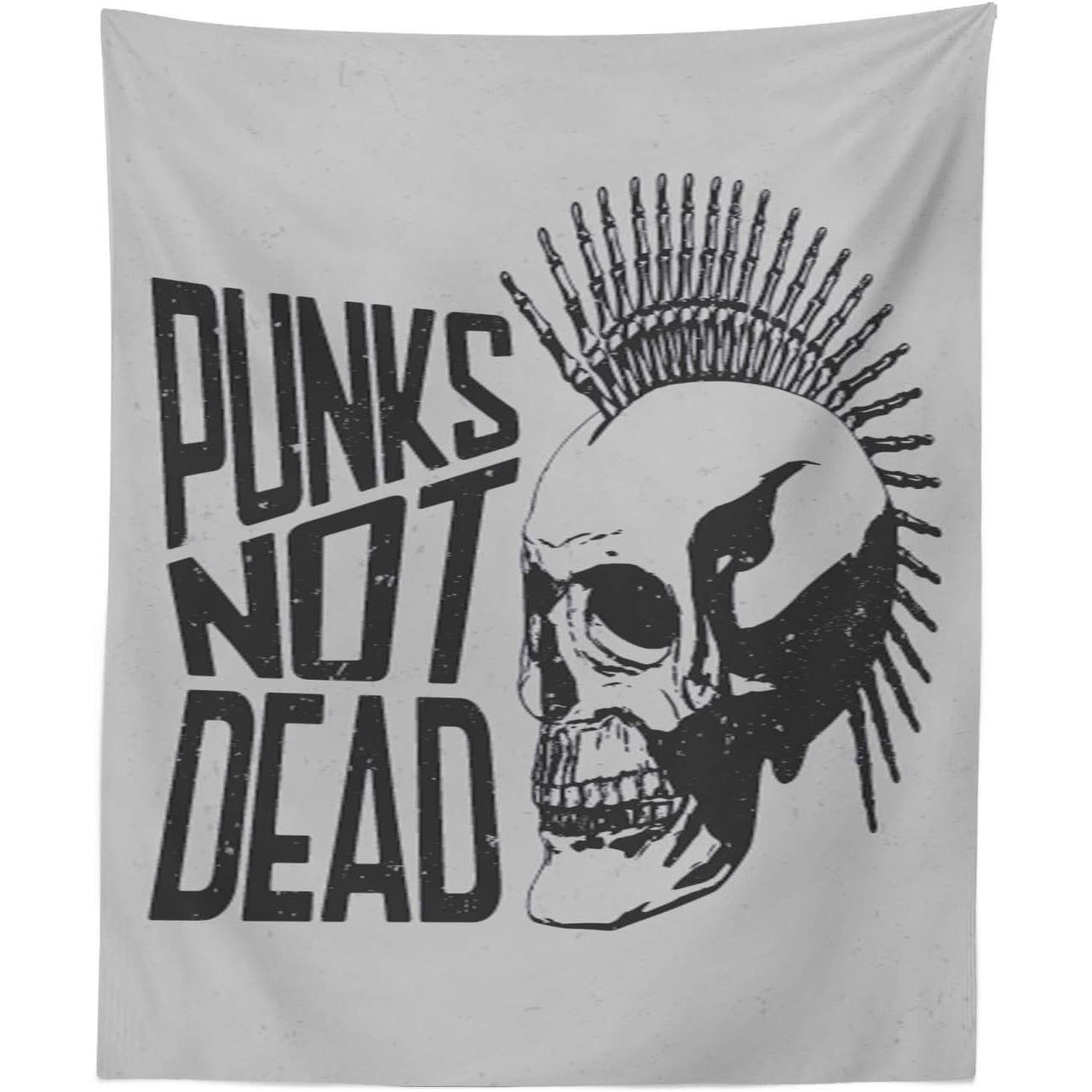 Tapestry moon rock band punks not 75x100 чёрный