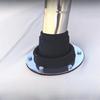 Botte de cheminée de tente résistante à la chaleur pour trou de cuisinière, Flash de toit pour tuyau de poêle, pour garages et abris