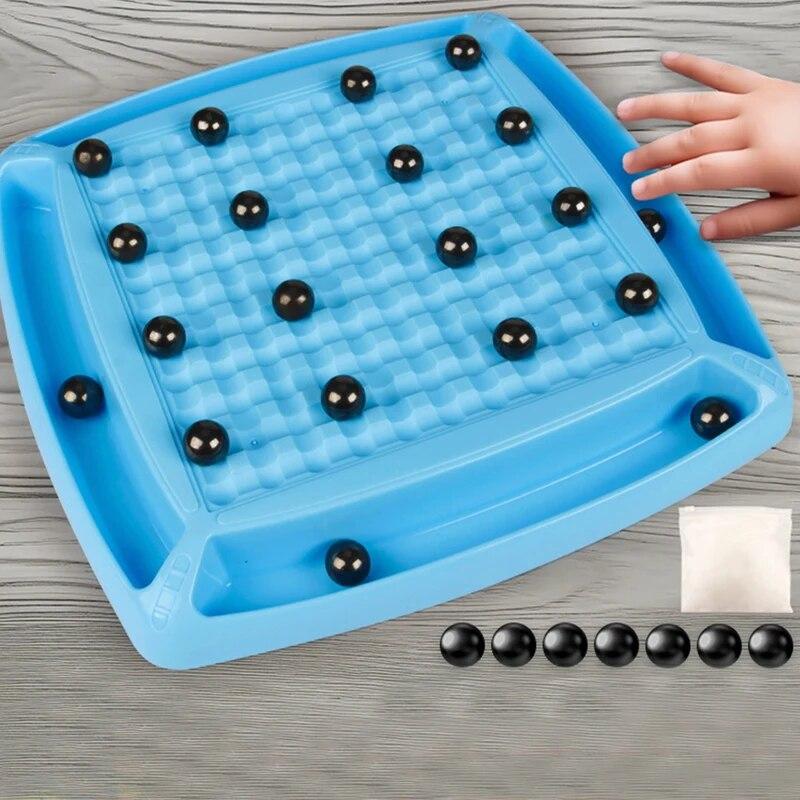 Efekt magnetyczny szachy szachy bojowe edukacyjne warcaby gra przenośna szachownica zabawki zaopatrzenie firm na spotkania rodzinne