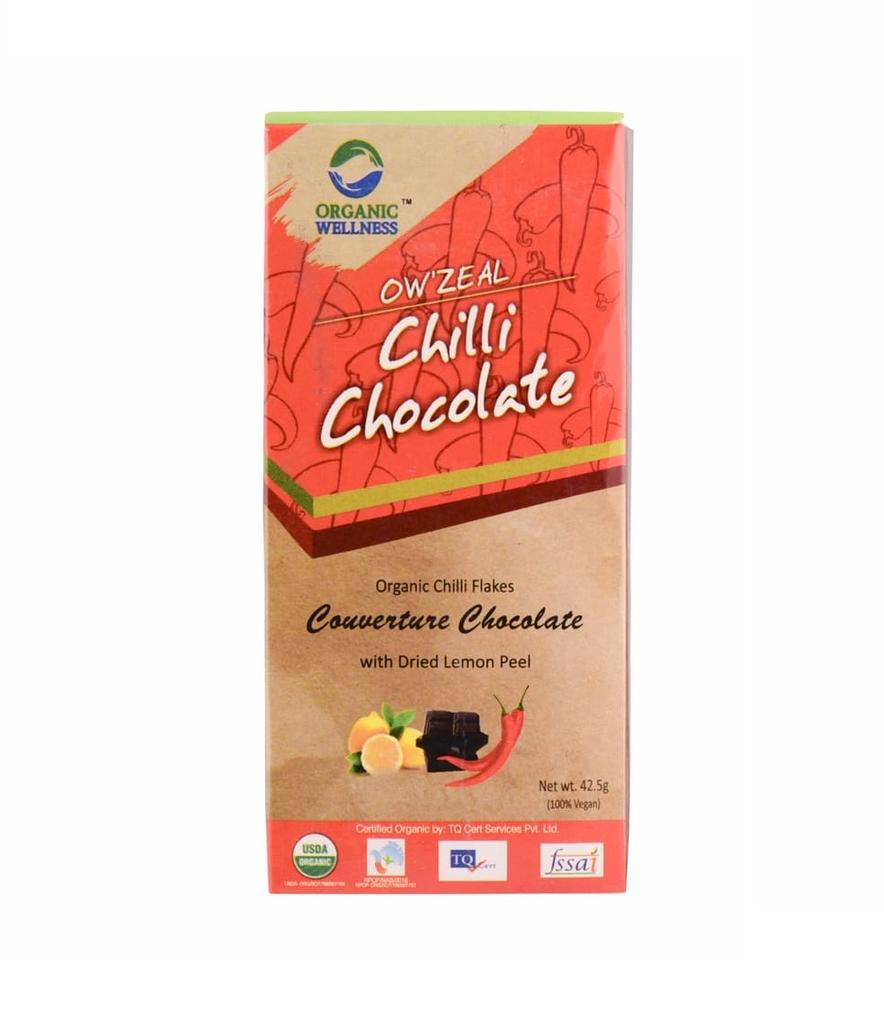 Chocolate from Chile (42.5 G), Chilli Chocolate, Organic Wellness