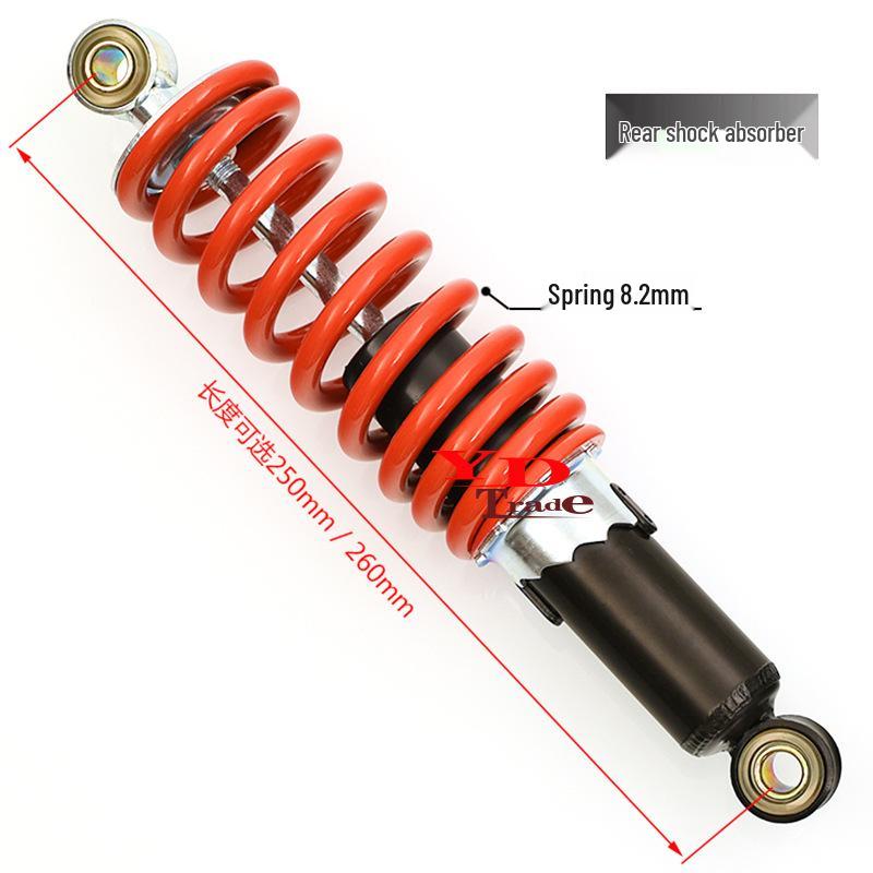 ATV Beach Karting Shock Absorber 250-260mm for Little Bull/Dinosaur Motorcycle - Front & Rear Absorbers