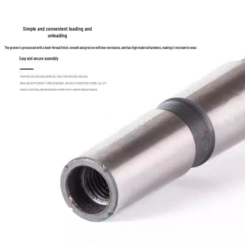 High-Speed Steel Taper Shank T-Slot Cutter, Keyway T-Type, Cobalt-Enhanced HSS 6542