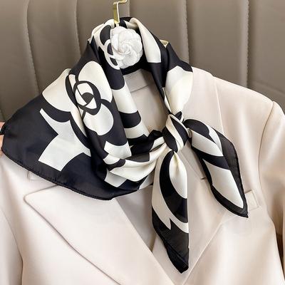2204 New Fashion Small Square Scarf For Spring And Autumn Warmth, Sunscreen, Shawl, Dual Purpose Scarf, Professional Scarf, Headscarf