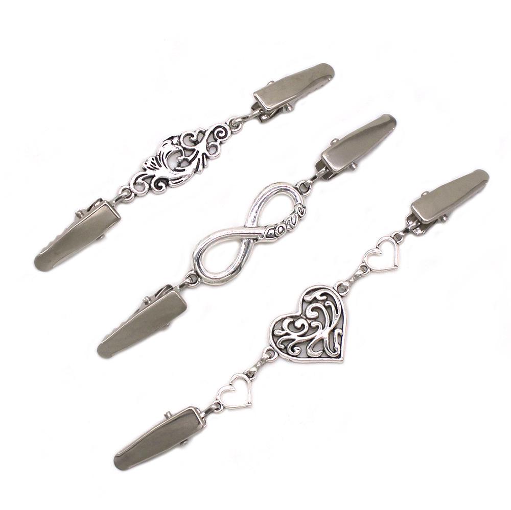 Retro Sweater Shawl Clip & Scarf Buckle: Women's Chain & Waist-Cinching Accessory