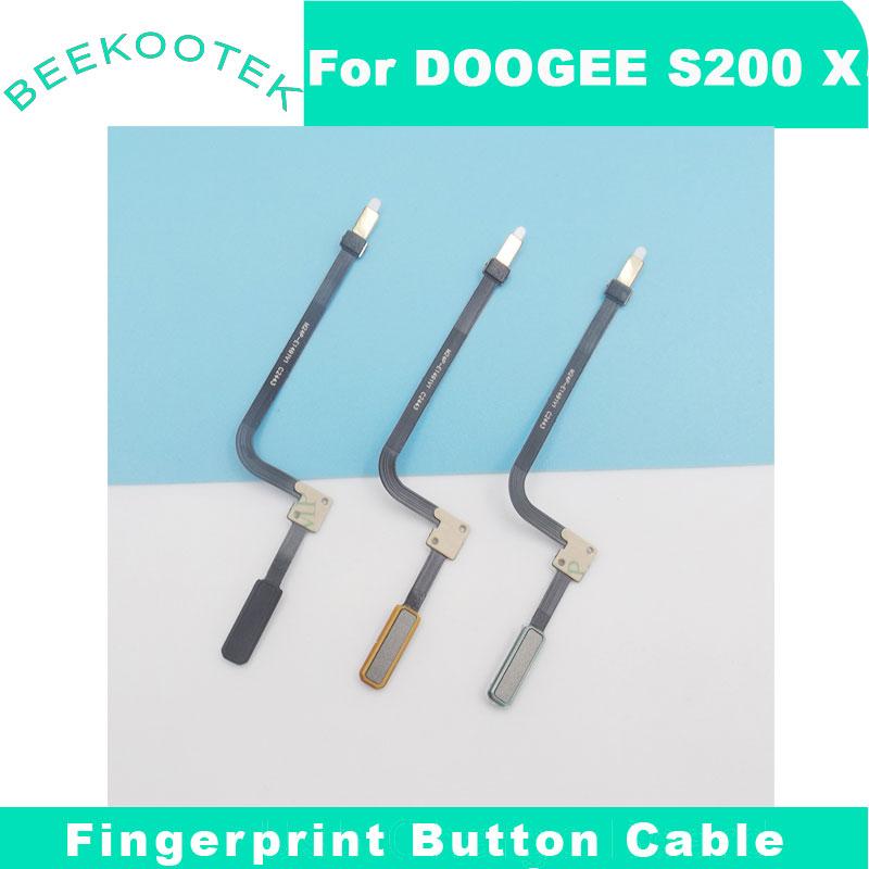Nový originální DOOGEE S200 X S200 S200X Snímač otisků prstů Tlačítko Kabel flex FPC Příslušenství Pro chytrý telefon DOOGEE S200X