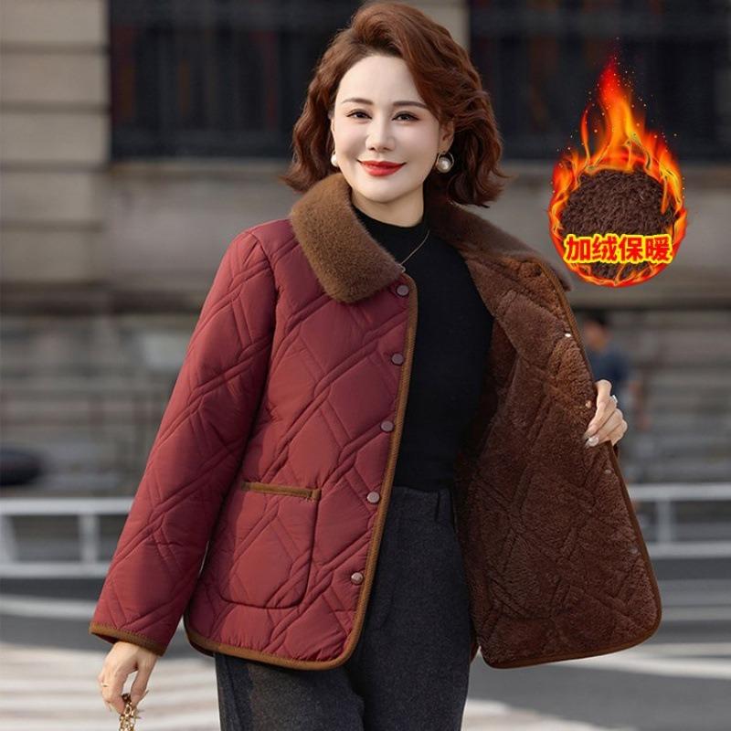 Women's short cotton-padded jacket Winter cotton-padded jacket Temperament cotton-padded jacket