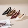 Pointed Thick Slope Bottom Bag Head Sandals Spring and Summer New Niche Design Sense Commuter Flat Sole Shoes