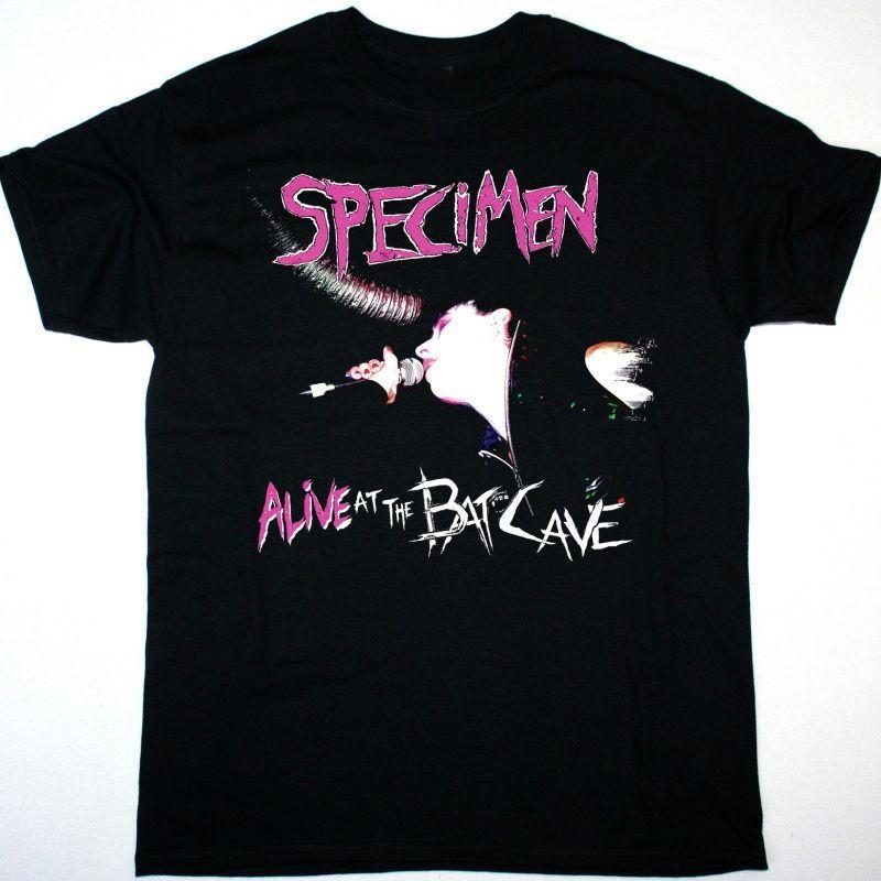 

SPECIMEN ALIVE AT THE BAT CAVE Short Sleeve Cotton Black All Size T-Shirt OB259 Unisex T-Shirt XXXXL