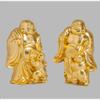 Seven Lucky Gods of Good Luck Clothes Buddhist Hideun Makita Original Statue Ornament Takaoka Copperware (Gold Plated/24K Gold) Artist