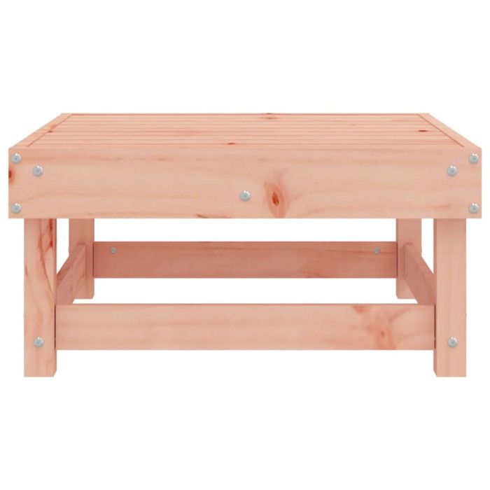 VidaXL Repose-pied de Jardin, Siège avec Cadre en Bois, Table Basse, Tabouret de Terrasse Patio Balcon Extérieur, Bois 825385