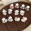 2026 Spring Summer New Multicolor Enamel CZ Cubic Zirconia Flowers Drop Earrings for Women Silver Plated Copper Jewelry