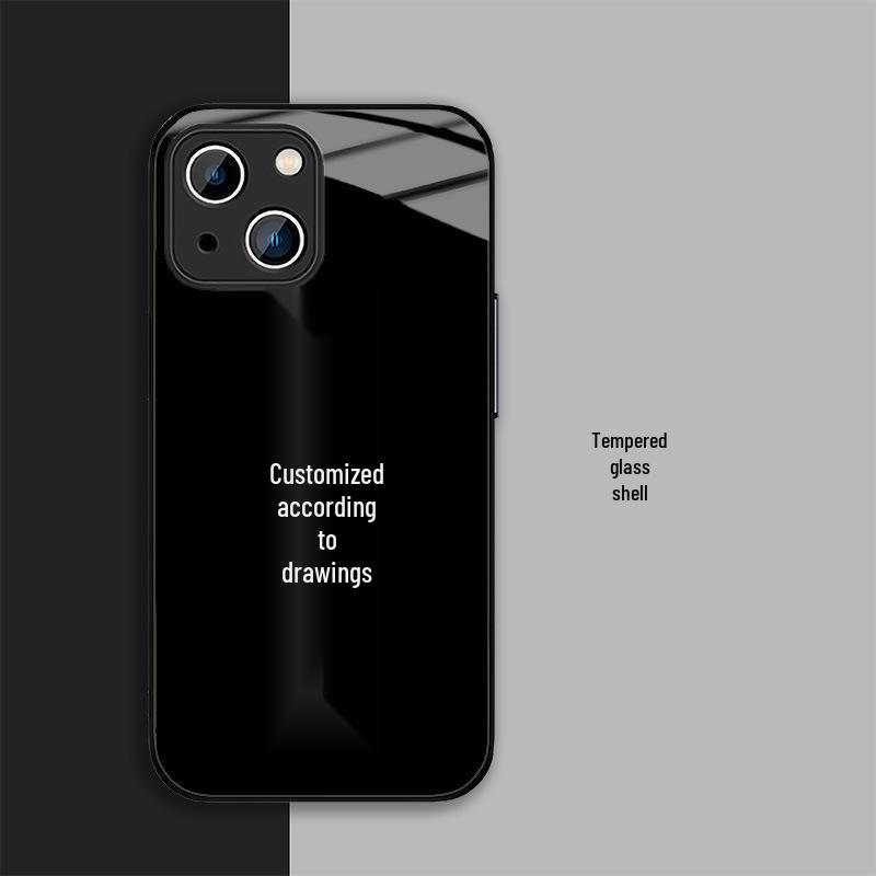 Custom Tempered Glass Phone Case for Apple 17 Series & Android - Image Personalization Available iPhone XR