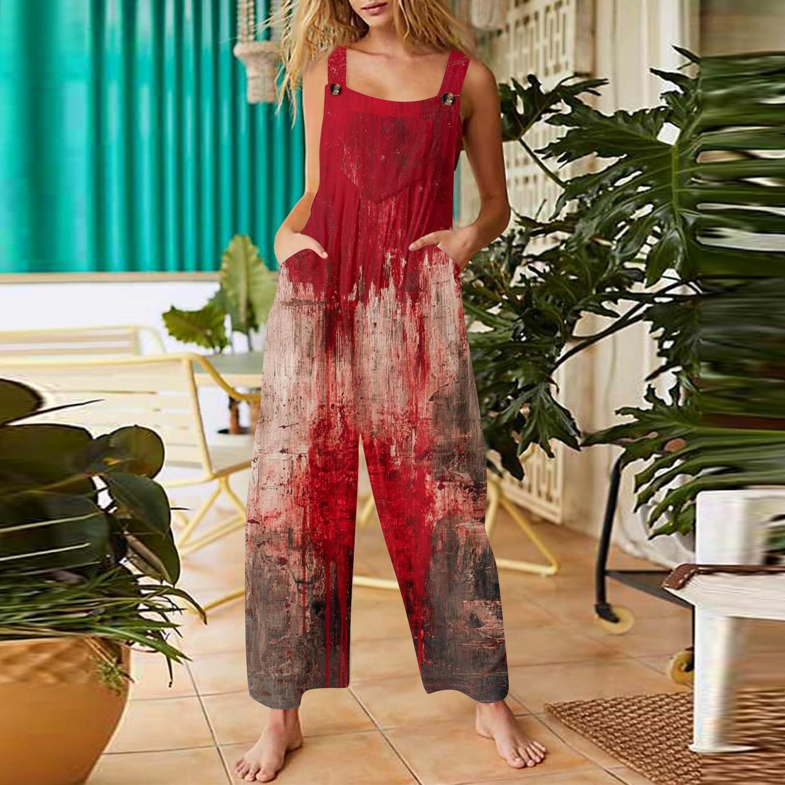 

Женские повседневные комбинезоны, комбинезоны с регулируемыми бретелями, летние без рукавов, милые удобные комбинезоны с карманом L