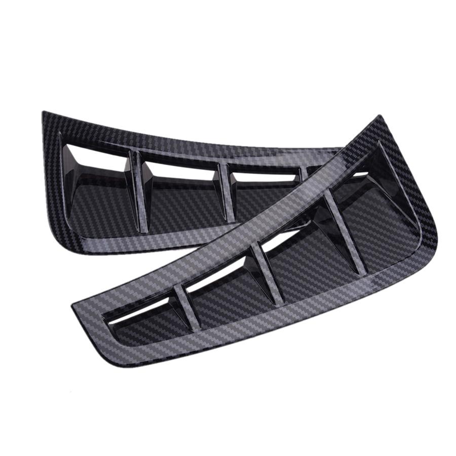 

Carbon Fiber Look Side Fender Air Outlet Vent Trim For Hyundai Sonata 2020 2021