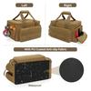 Tear Resistant Multiple Pocket Polyester Tool Organizer Multifunctional Electrician Tool Storage Bag with Side Lanyard