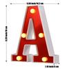 16cm Size Luminous Letters Red White Color LED Letter Night Light  Outdoor Decoration