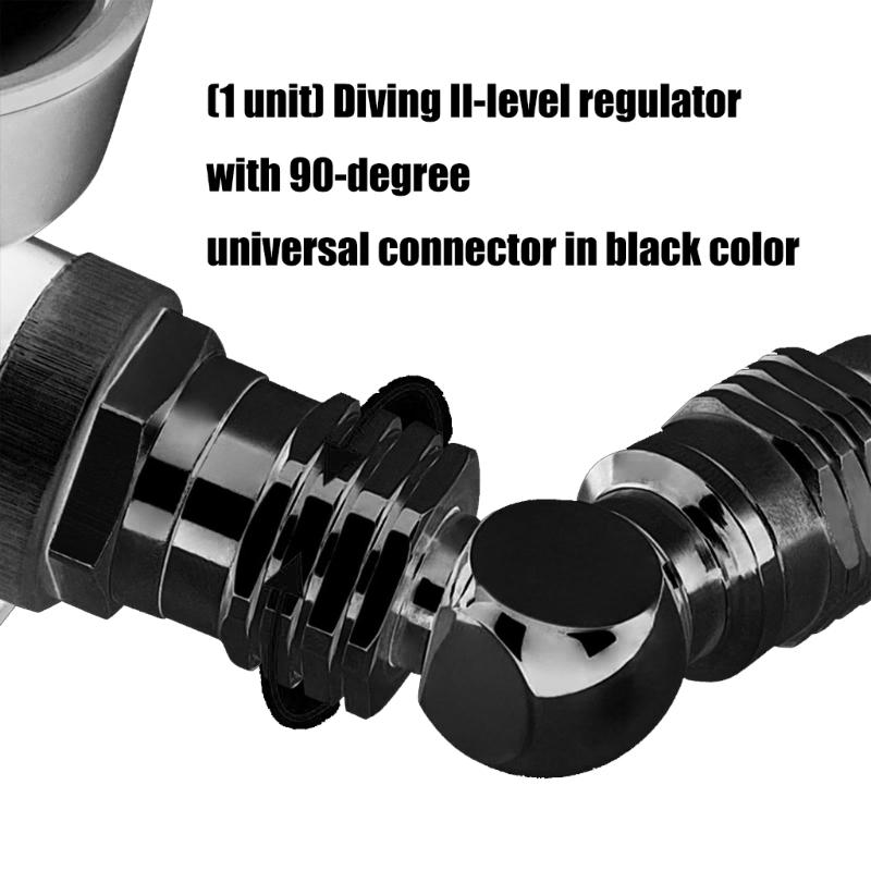 Professional Dive Regulator Swivels Connector 90 Degree Scubas Diving Regulator Connector Diving Accessories for 2nd Stage