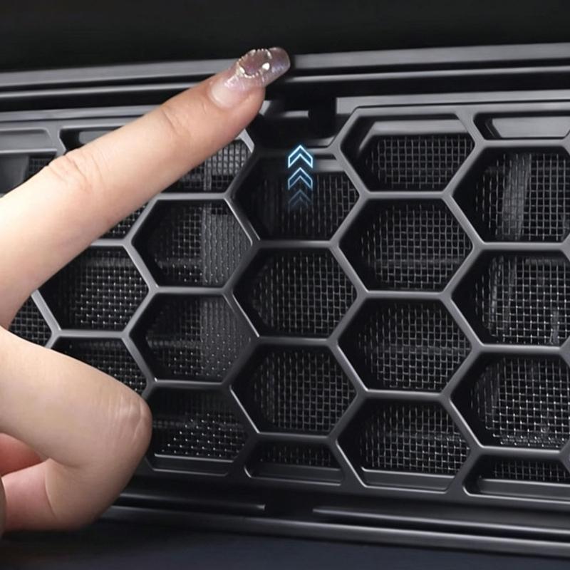 Front Grill Mesh ert for Tesla Model Y Premium Juniper Model YL Bumper Air Inlet Vent Grille Cover Trim Accessories