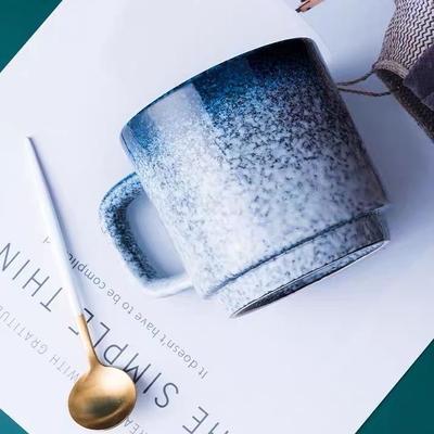 Gradient Nordic Style Coffee Cup Mug Water Cup Coffee Cup Milk Cup Breakfast Cup Afternoon Tea Flower Tea