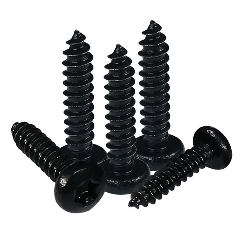 Black Round Head Internal Hexagon Socket Self-Tapping Screws M2/M2.6/M3.