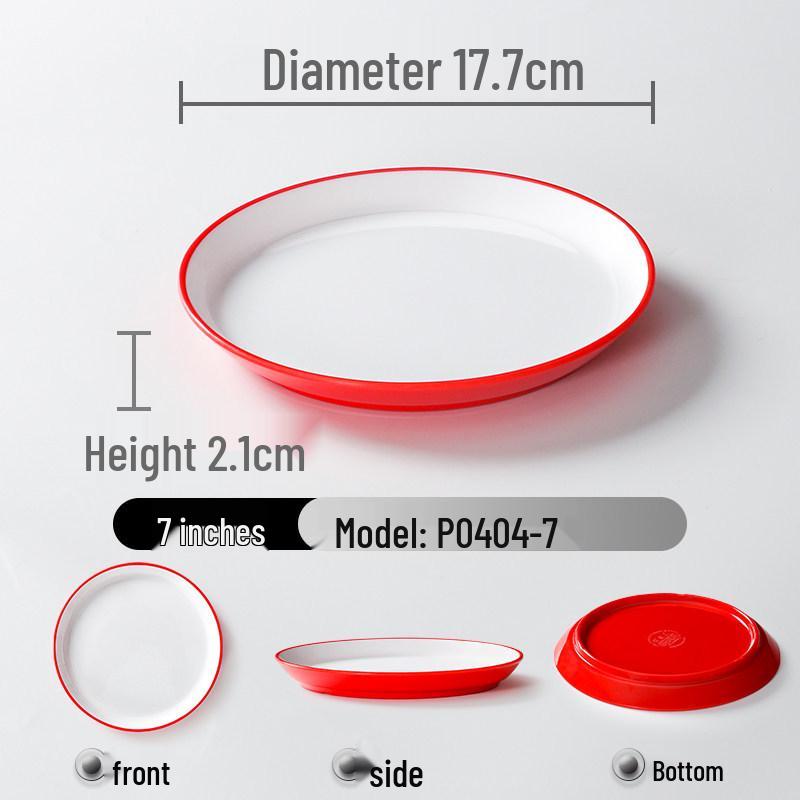 Xiangyuanmei Melamine Imitation Porcelain BBQ and Hot Pot Plates