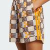 Adidas Originals 80s Elongated Shorts With All-Over Print Women Bottoms Grey Brown JC6172