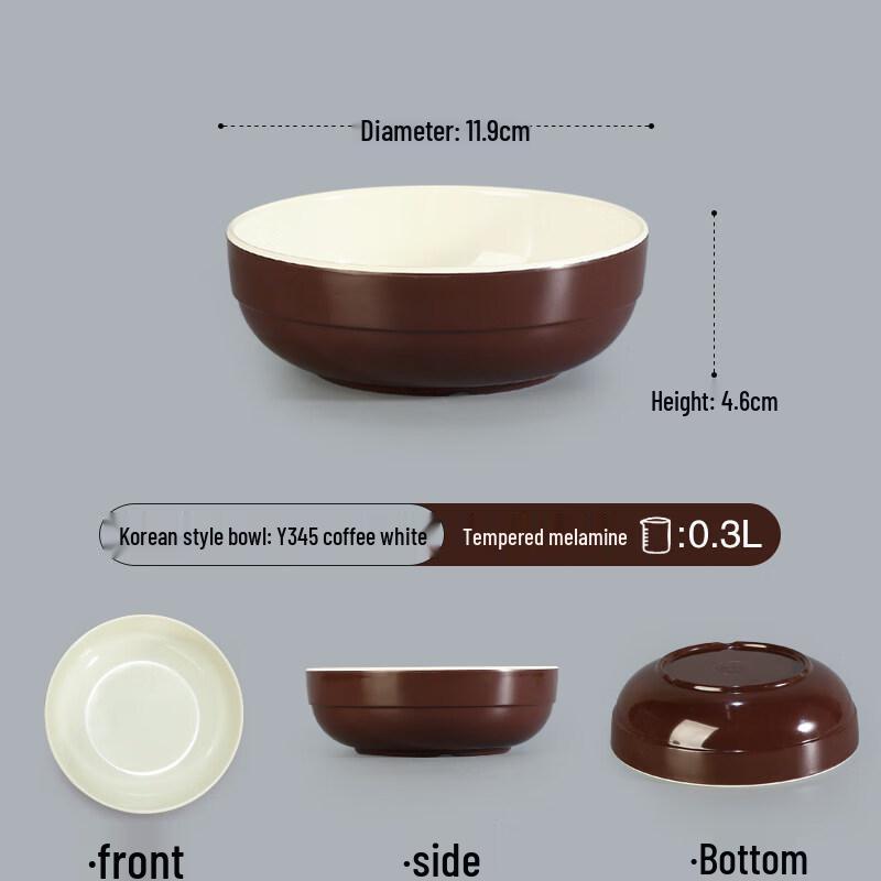 Commercial Grade Thick Melamine Soup Bowl