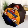 1PC Mario Bros Automatic Open/Close Exquisite Umbrella - Compact Travel Umbrella, 8-Rib Heavy-Duty Construction, Ideal Gift a0828172