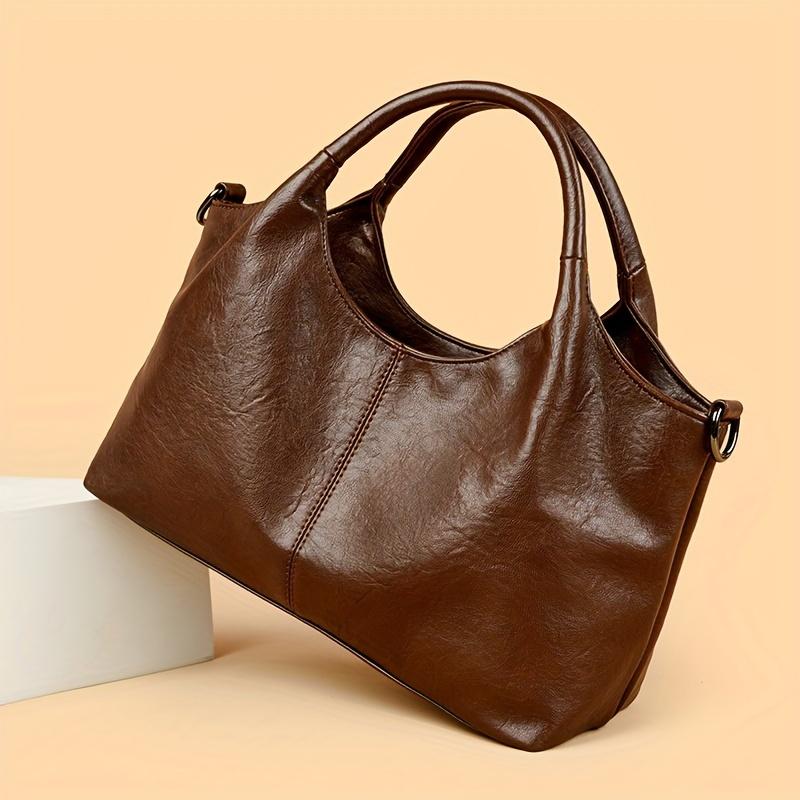 Zipper Closure Handbag, Large Capacity Leather Women's Bags, Crossbody Bag, Fashion Versatile Casual, Suitable for Commuting Use