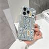 Artistic Mediterranean Parrot Pineapple Tile Graphic Art Film Aesthetic Protective Shockproof Bumper Case For iPhone 14 15 16 Pro Max Plus