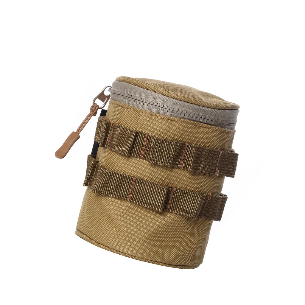 Outdoor Travel Water Bottle Storage Bag Holder Hiking Camping Portable Water Cup Carrier Black S