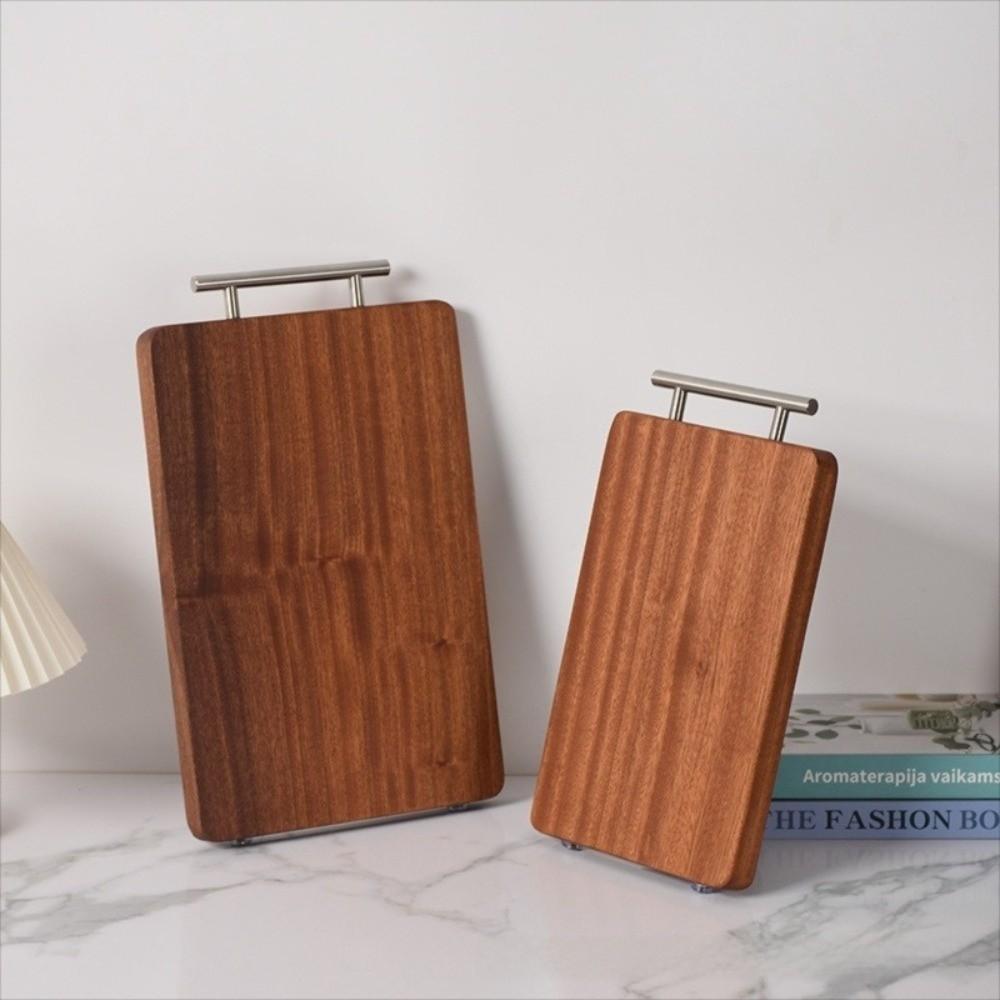 Ebony Wooden Cutting Board Double-sided Antibacterial Fruit Vegetable Chopping Board Anti Mold Cutting Board Mats Household