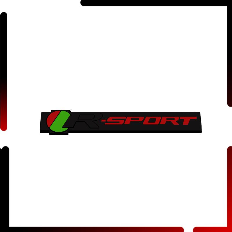Metal Car Body R SPORT Grille Emblem Badge 3D Sticker Tail Decals For R-S XE XF XJ XK XJR XFR F-PACE Accessoroies