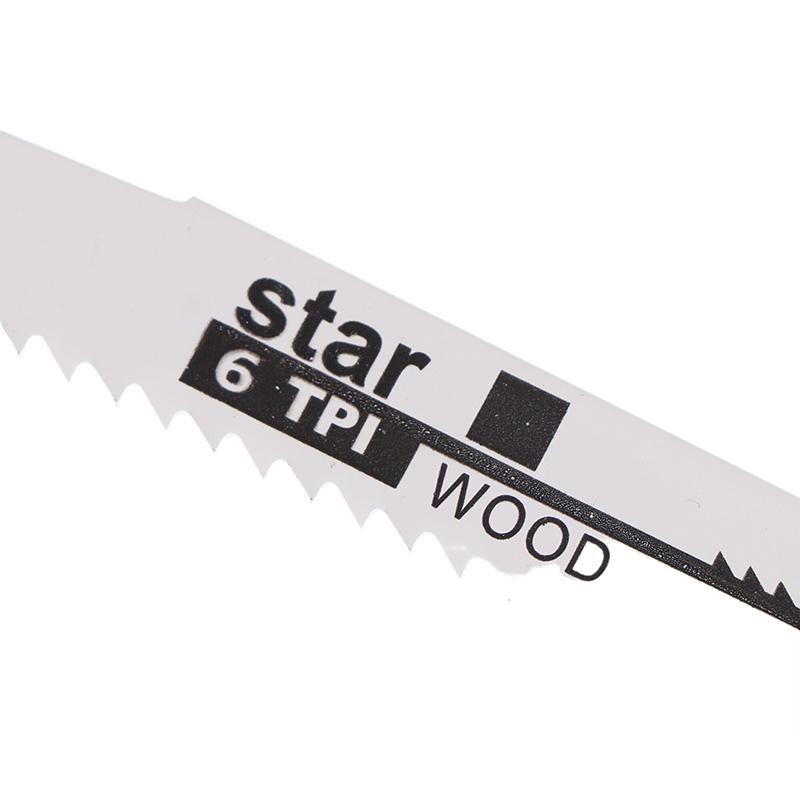 Universal Woodworking And Metal Cutting Reciprocating Saw Blade For Diy And Professional Use, Coarse And Fine Teeth