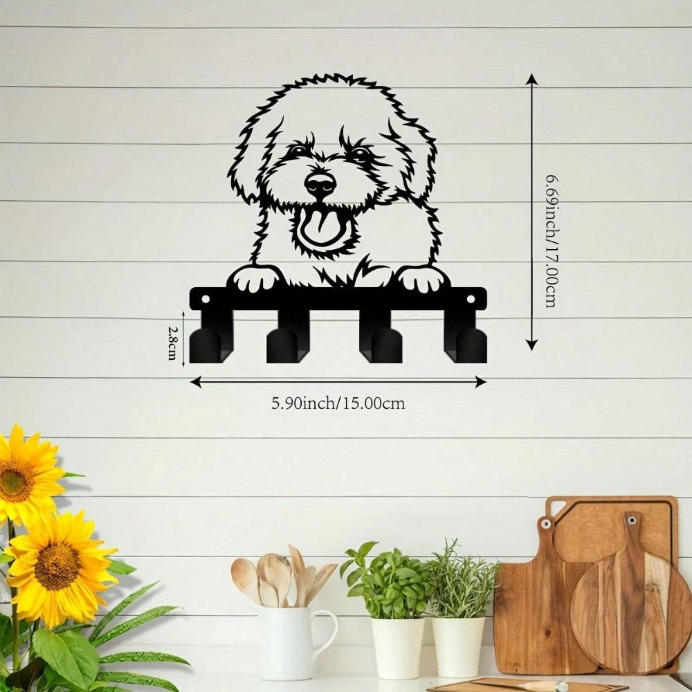 Large Teddy Bear Key Holder Heavy Metal Wall Hook Bohemia Style TY9582