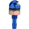 KIMISS Windshield Washer Nozzle, 2pcs Universal Aluminum Alloy Car Auto Front Windshield Sprayer Washer Nozzle(Blue) windshield washer heavy duty
