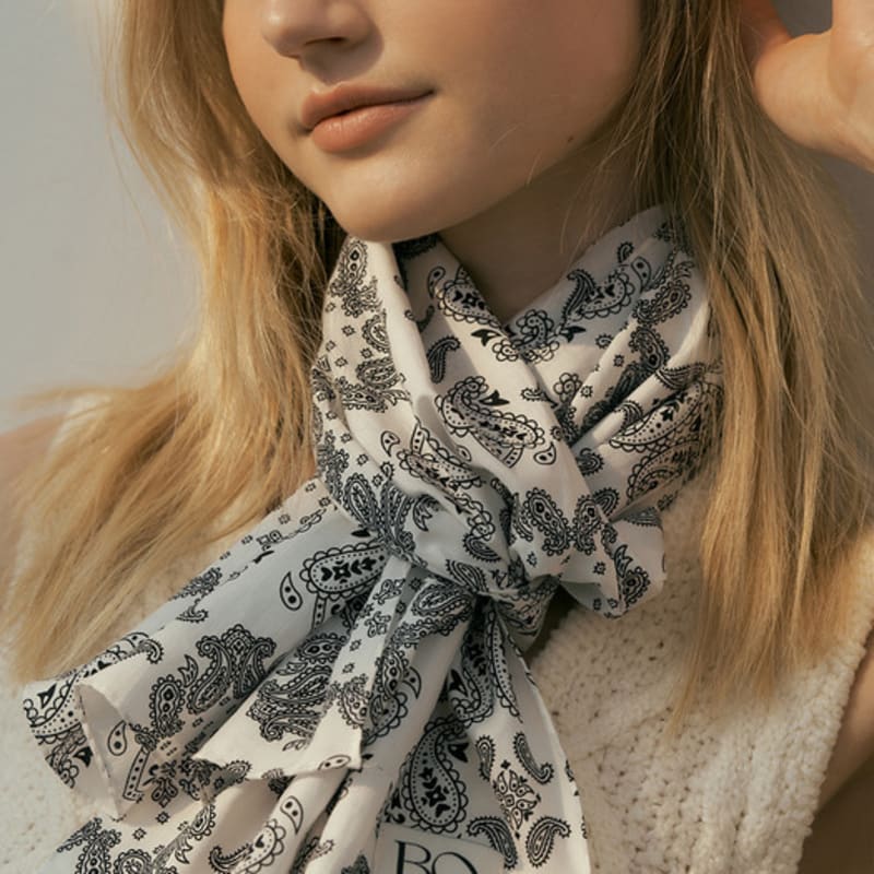 BB’DE SOLI’DE pier cotton scarf (2 colors)