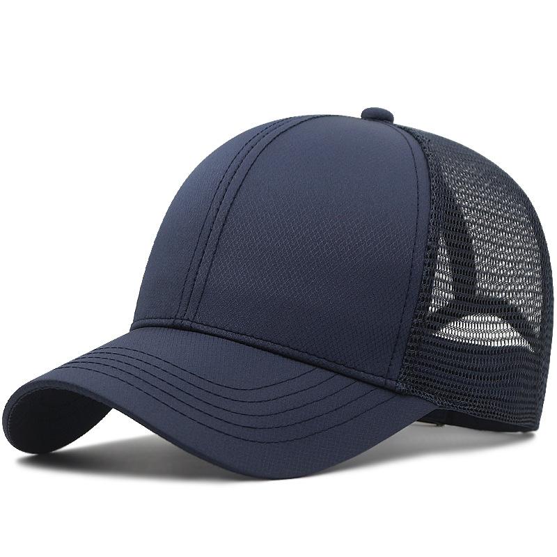 Big head circumference baseball cap Wide brim Large size mesh cap Summer breathable outdoor sun hat Peaked cap