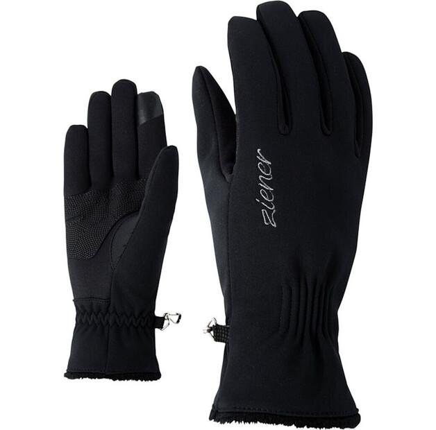 Велосипедные перчатки Ziener Ibrana Touch Lady (черные) EU 8