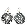 @ Unique Earrings Plaid Hollow Alloy Plating Earrings For Ladies Girls Zr-1537-60%Off