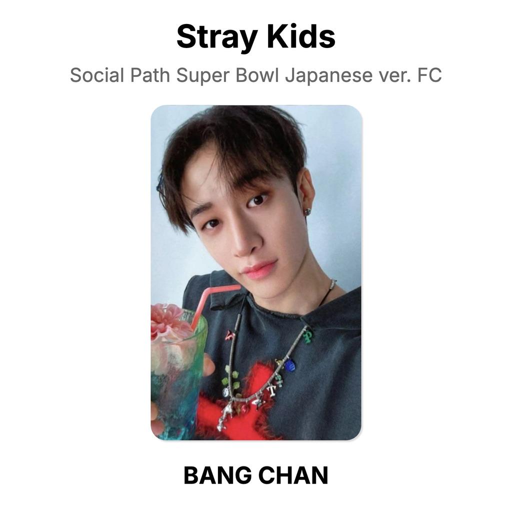 Stray Kids Social Path Super Bowl Japanese ver. FC Official Photocard