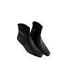 Korean version of square head low heel rear zipper retro Martin boots children commuting foreign soft sole casual versatile Chelsea boots