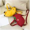 All-matching Canvas Handbag for Women Shoulder Bag Lovely Banana Crossbody Bag