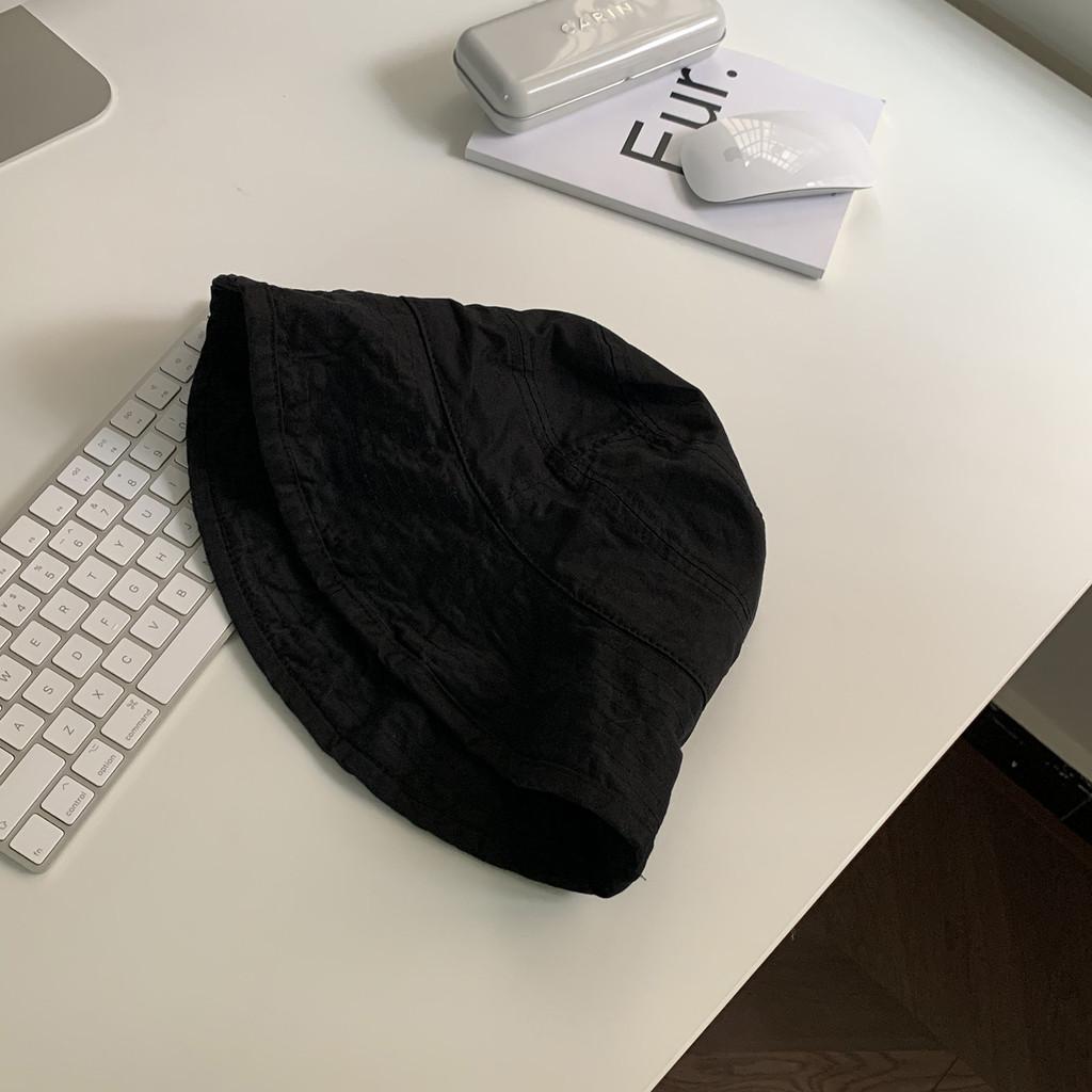 Beach Stylish Bucket Hat For Women Japanese Style Breathable Cotton Sun Protection