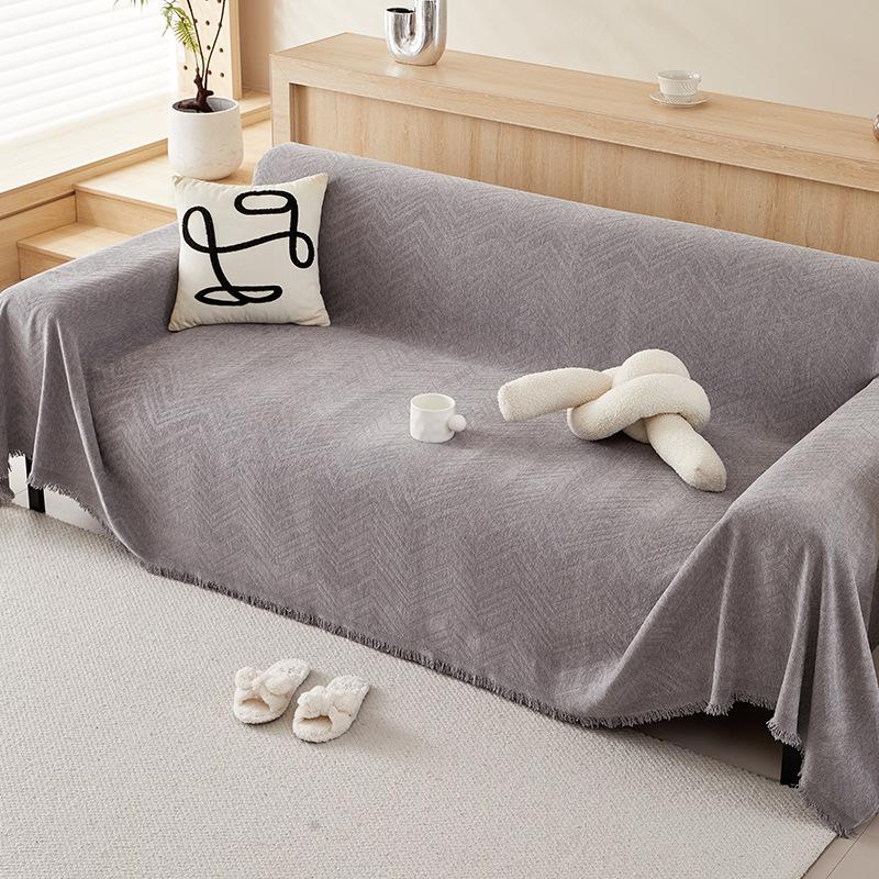 

Полотенце в клетку из шенилла с бриллиантами, нескользящий чехол для диванной подушки, не царапается, утолщенная ткань «все включено» 180*130cm